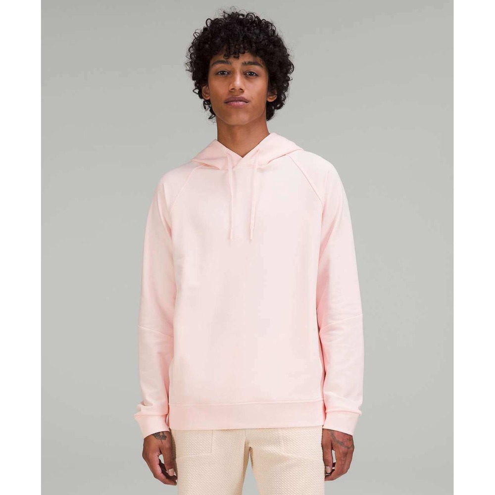 Lululemon City Sweat Pullover Hoodie Mens Size XL Pink Milkshake French Terry
